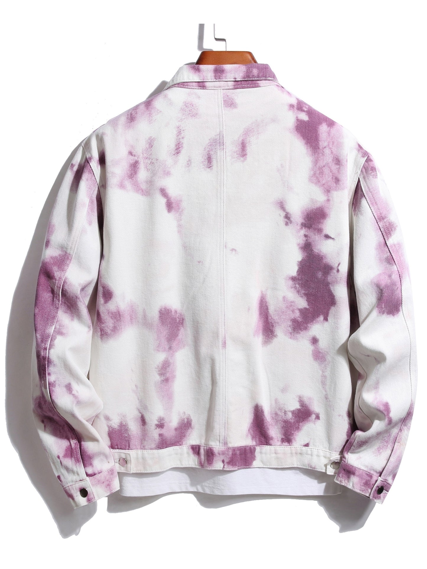 Fashion Tie-Dye Cotton Denim Jacket