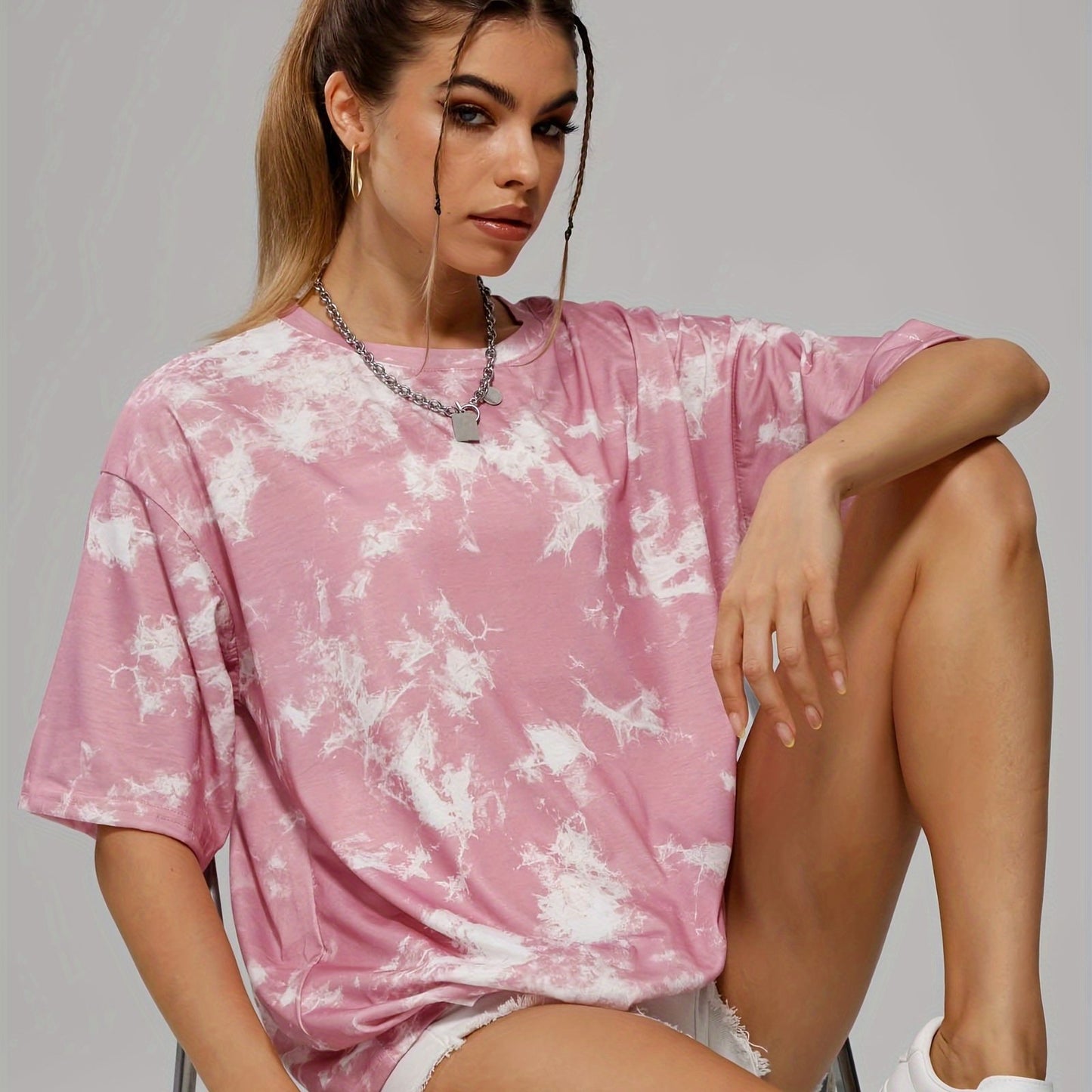 Tie-Dye Crew Neck T-shirt