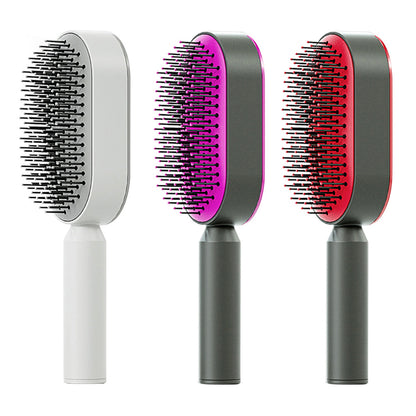 Self-Cleaning Hairbrush