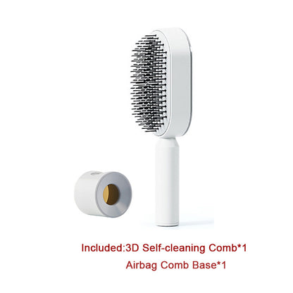 Self-Cleaning Hairbrush