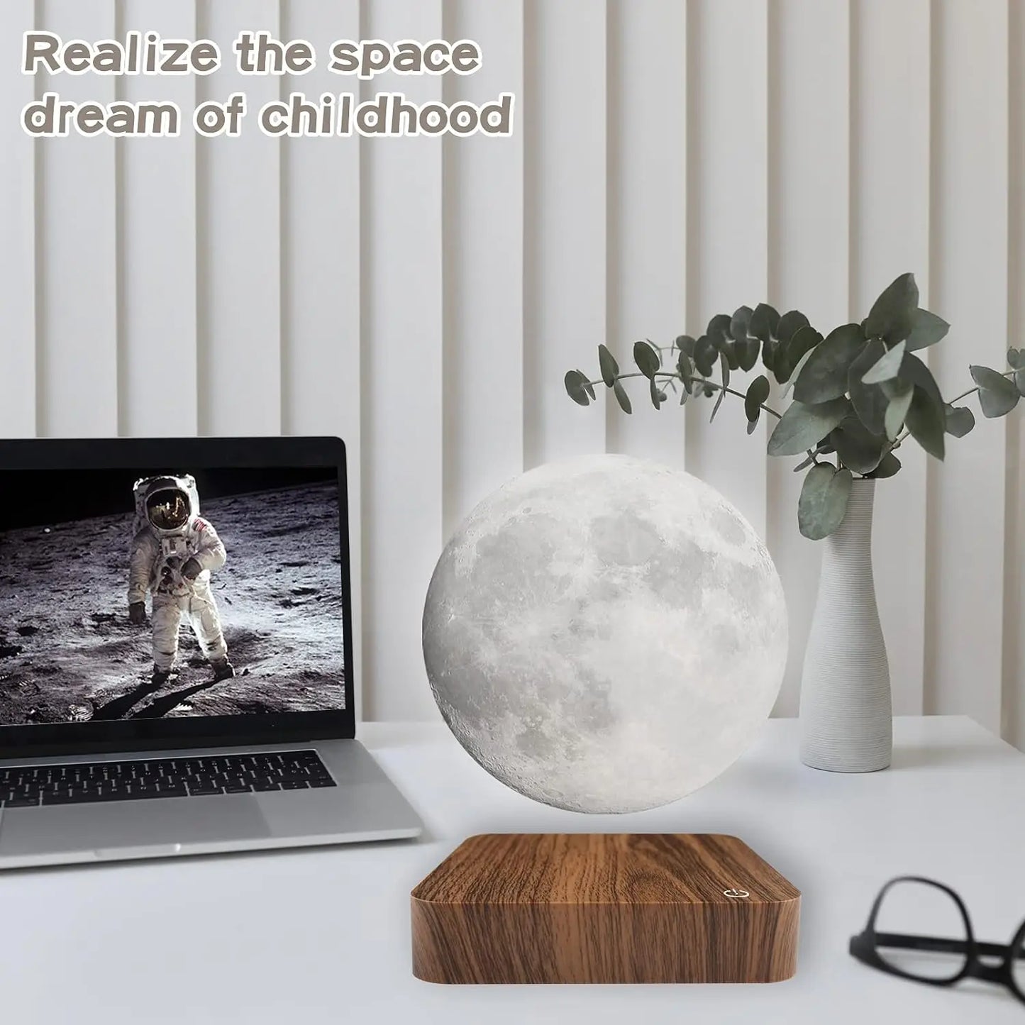 Levitating 3D Moon Lamp