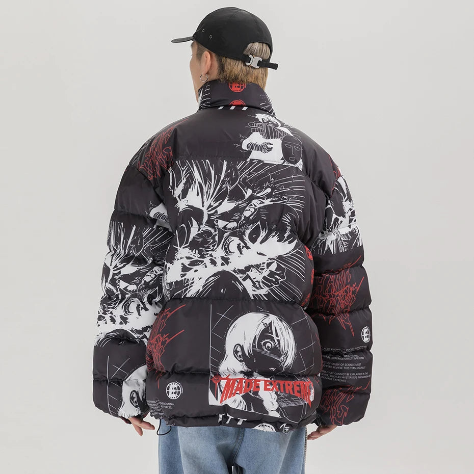 Streetwear Anime Printed Jacket