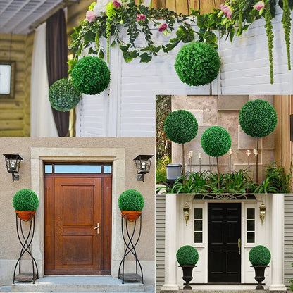 Artificial Boxwood Ball Hanging Plant