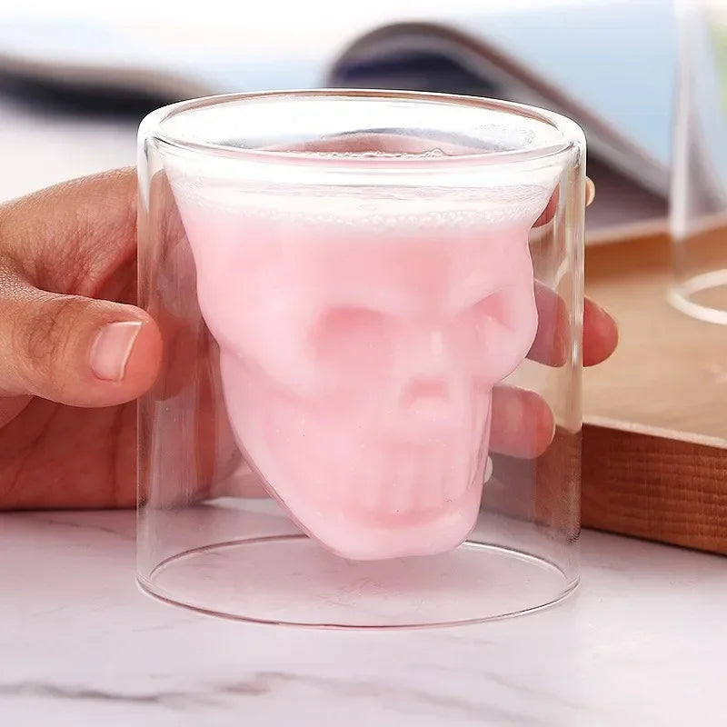 Skull Glass Mug