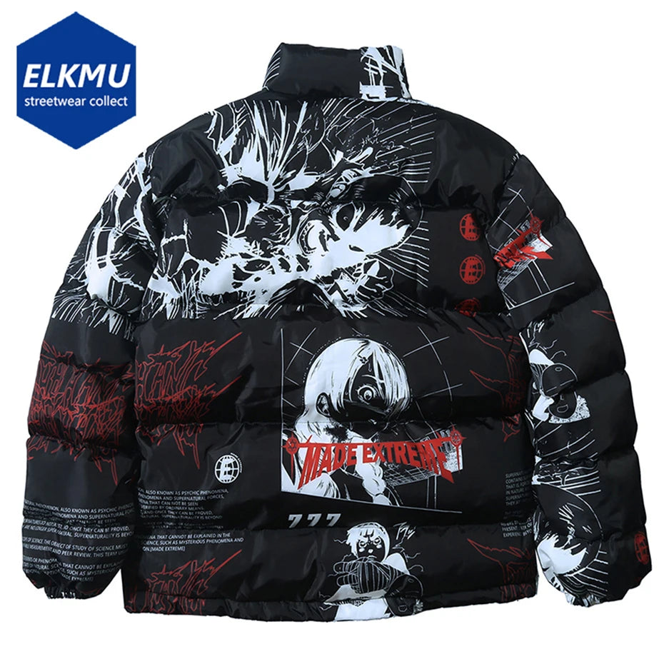 Streetwear Anime Printed Jacket