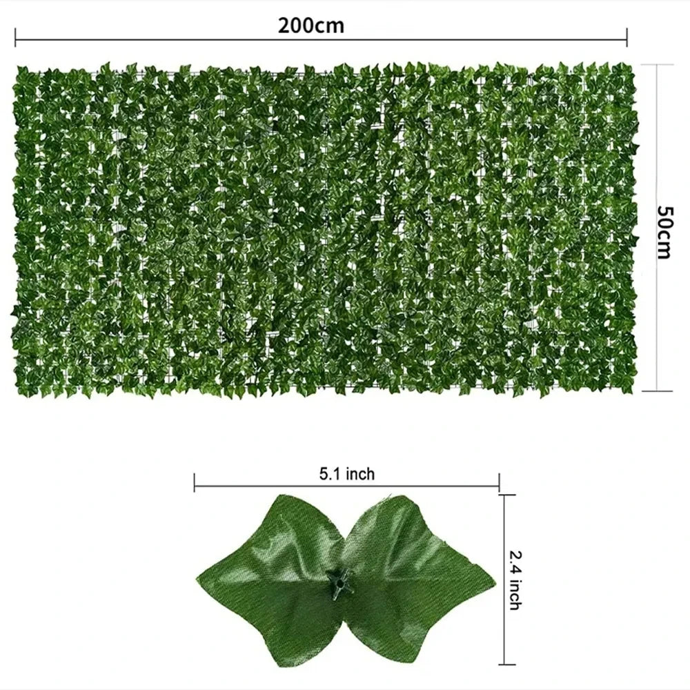 Artificial Ivy Privacy Fence Panels