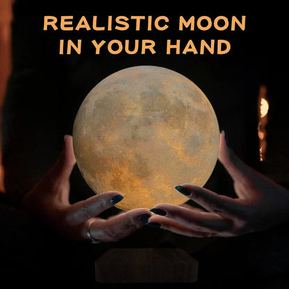 Levitating 3D Moon Lamp