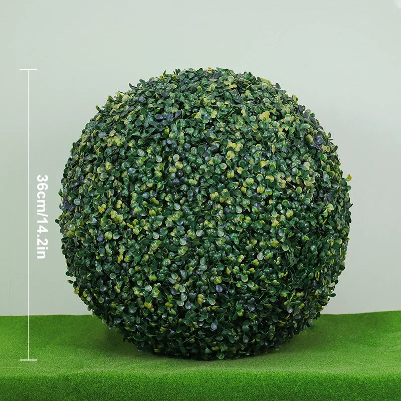 Artificial Boxwood Ball Hanging Plant