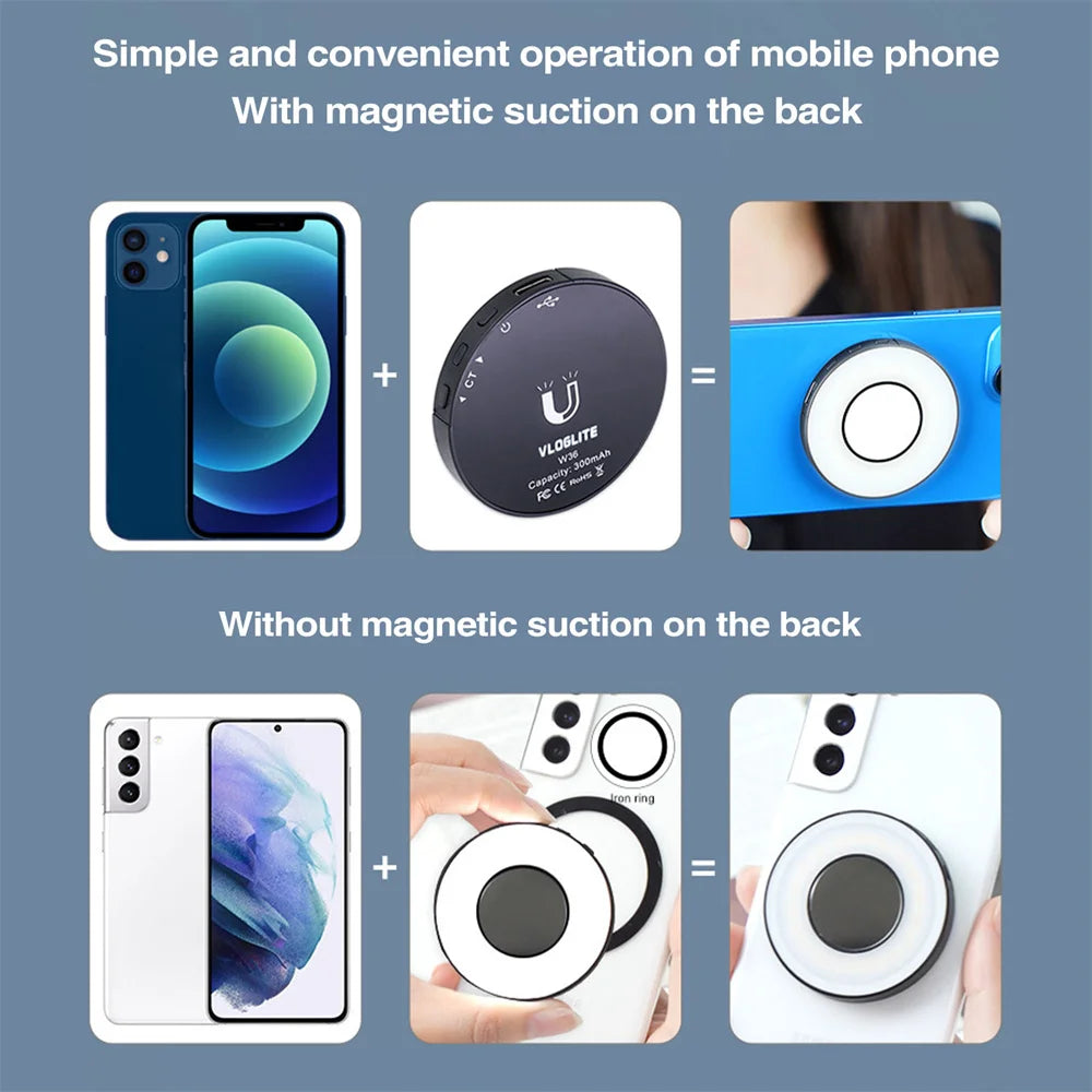 Magnetic Mobile Phone Selfie Light