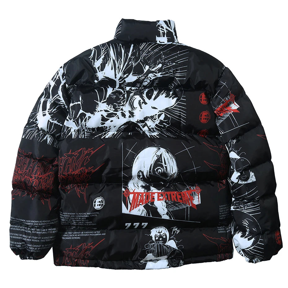 Streetwear Anime Printed Jacket