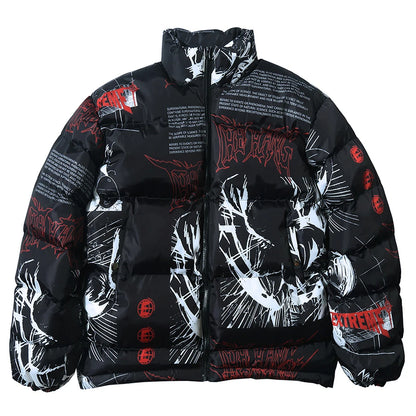 Streetwear Anime Printed Jacket