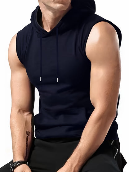 Hooded Sleeveless T-Shirt