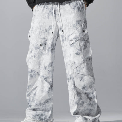 Digital Print Fashion Cargo Pants