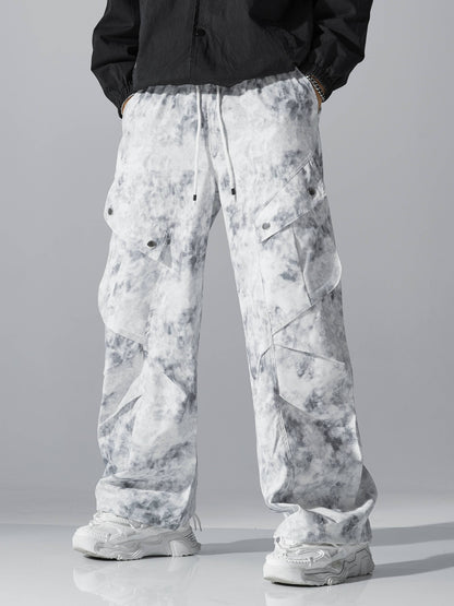 Digital Print Fashion Cargo Pants