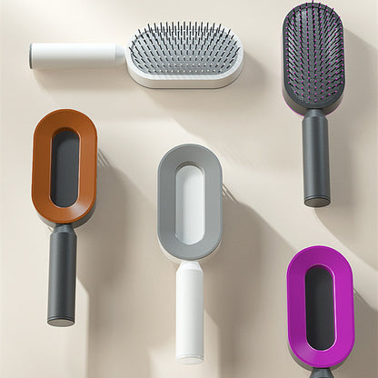 Self-Cleaning Hairbrush