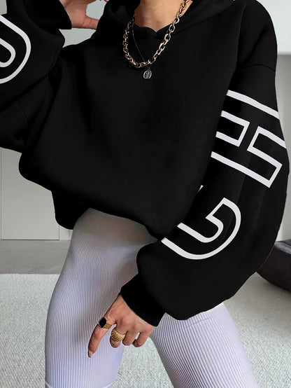 SPECHIR Chic Black Hoodie