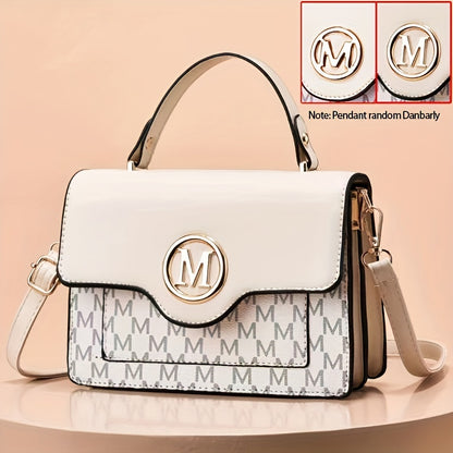 Mini Crossbody Bag with Letter Print