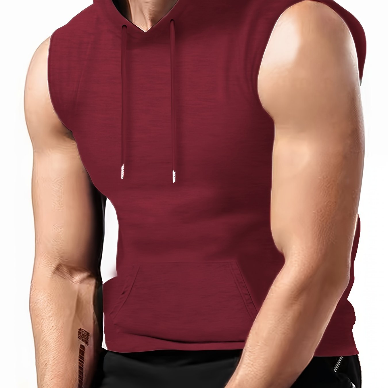 Hooded Sleeveless T-Shirt