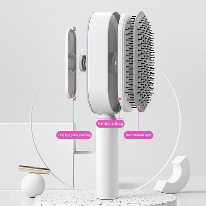 Self-Cleaning Hairbrush