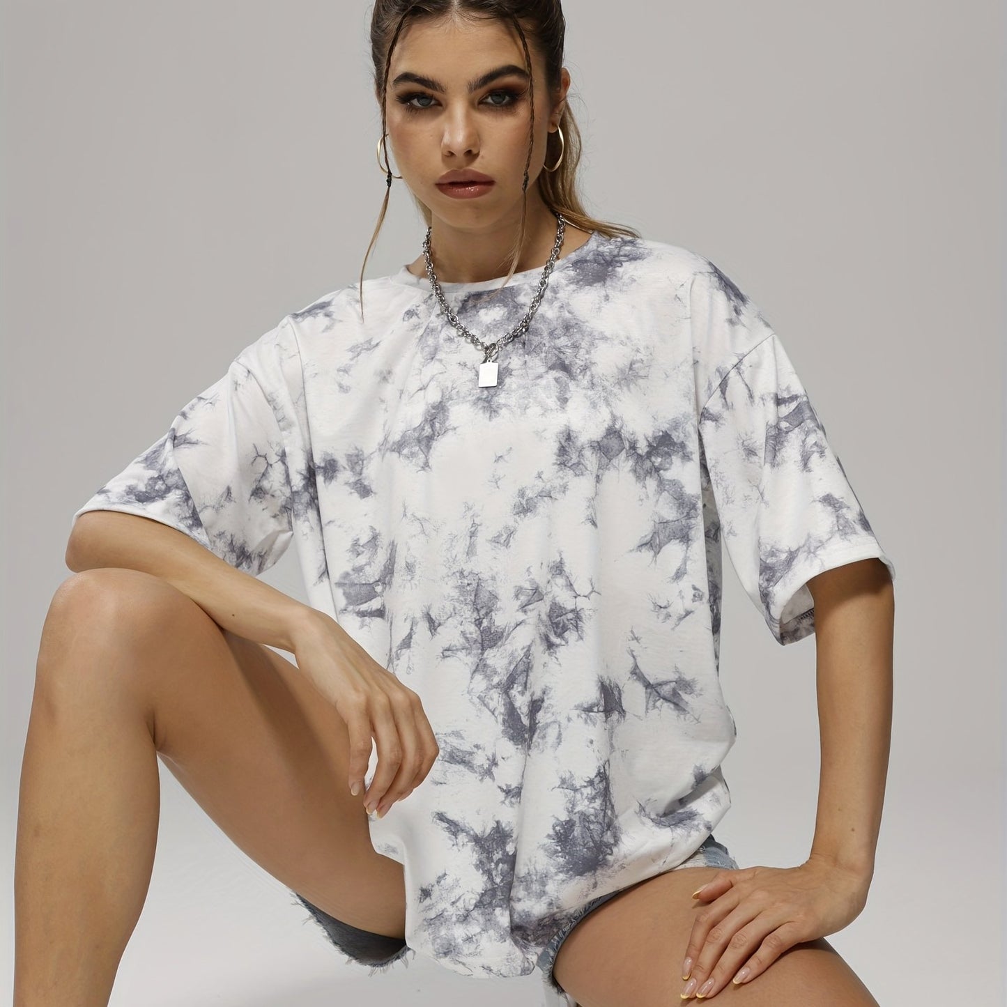 Tie-Dye Crew Neck T-shirt