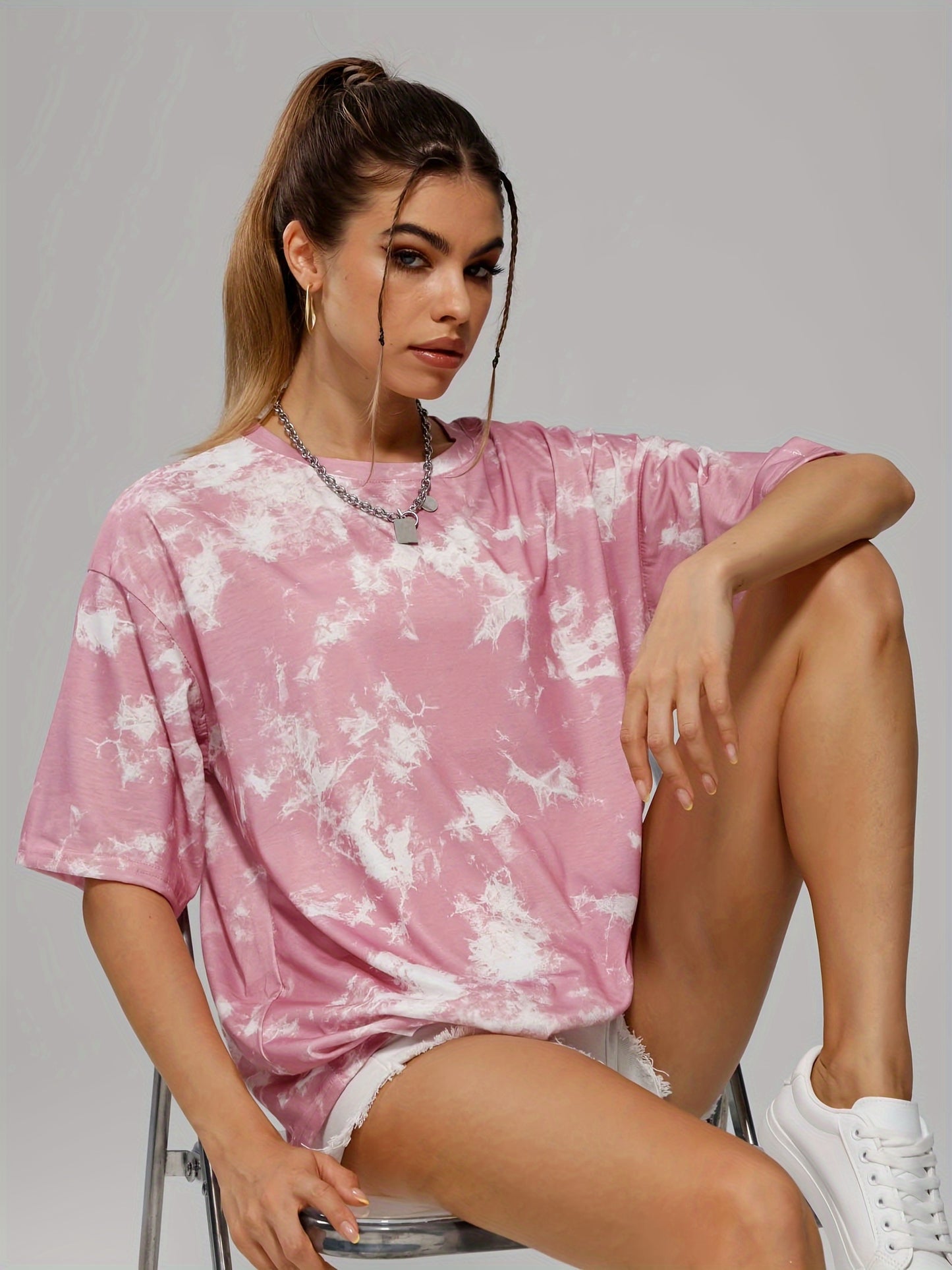 Tie-Dye Crew Neck T-shirt