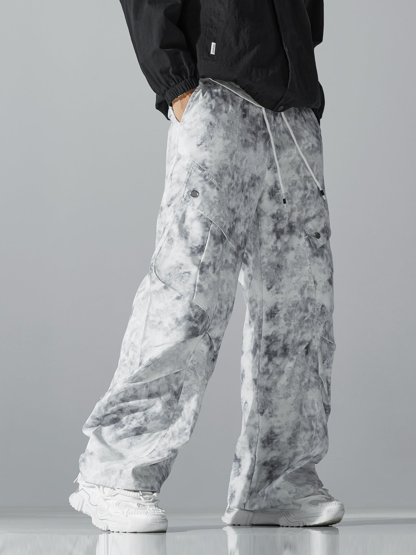 Digital Print Fashion Cargo Pants