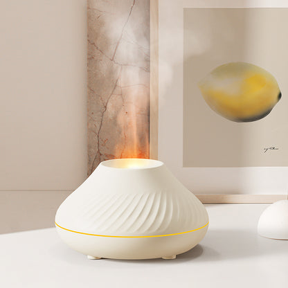 3D RGB Volcano Flame Aroma Diffuser