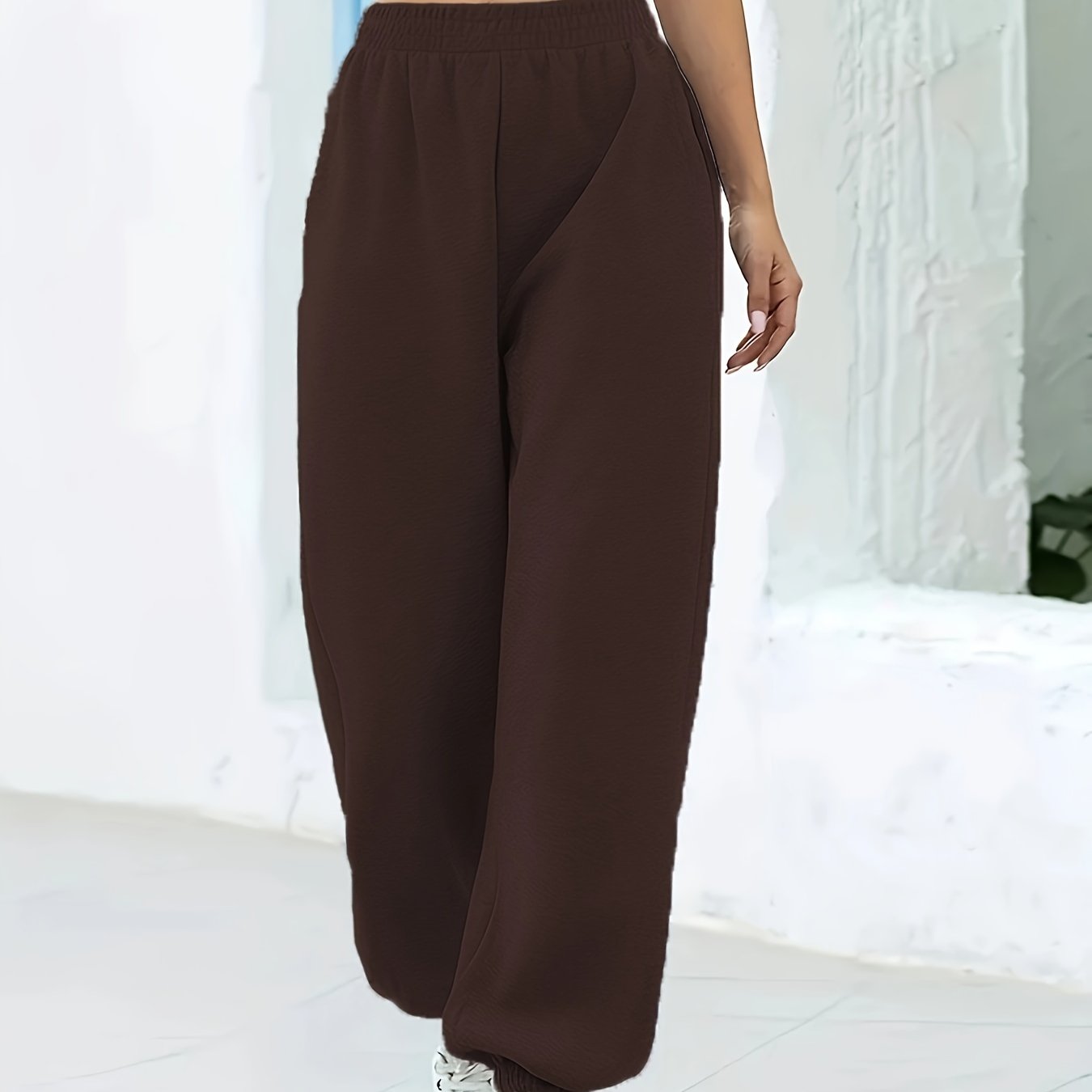 High-Waisted Wide-Leg Cropped Pants