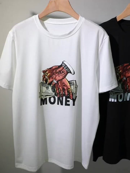 Cartoon Money & Hands T-Shirt