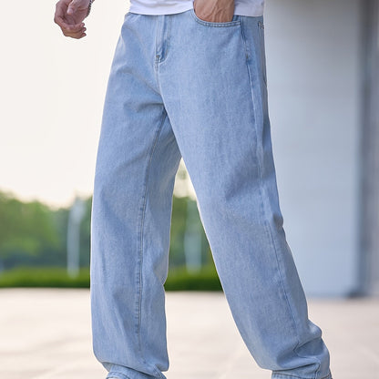 Light Blue Loose Denim Jeans