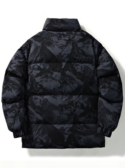 Trendy Camo Hooded Jacket