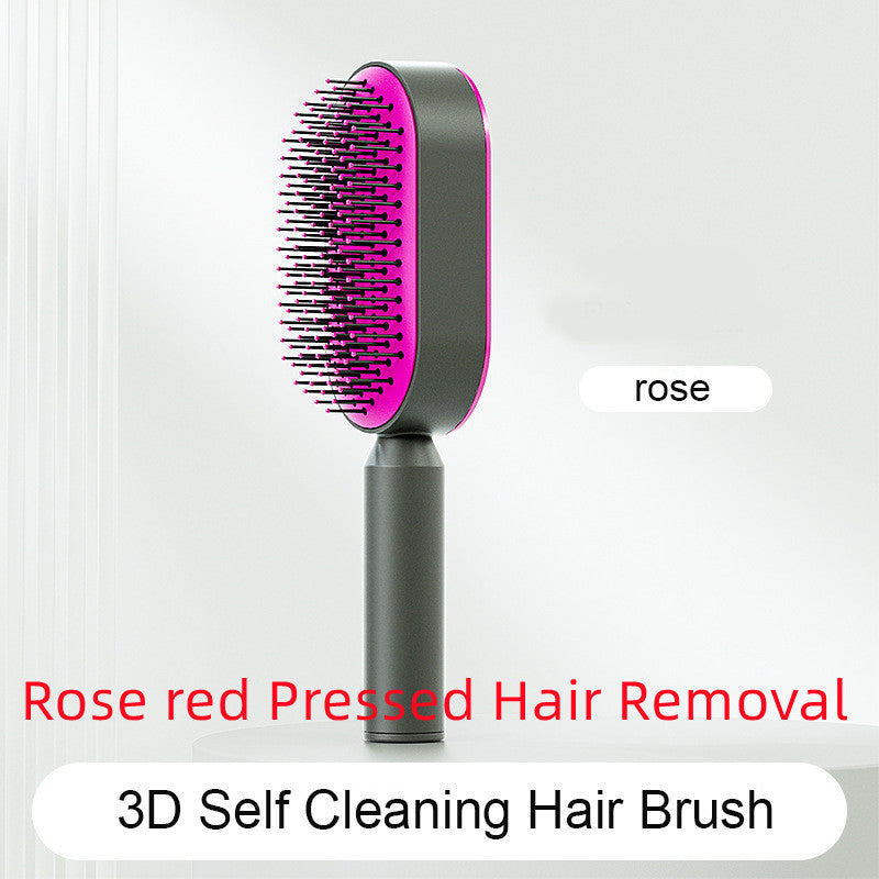 Self-Cleaning Hairbrush