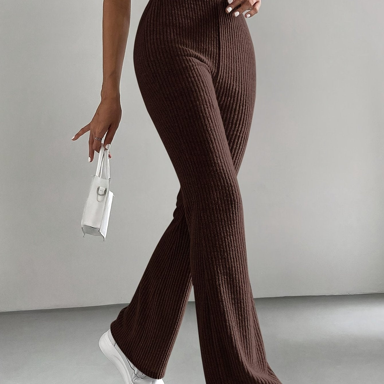 High-Waisted Flared Pants