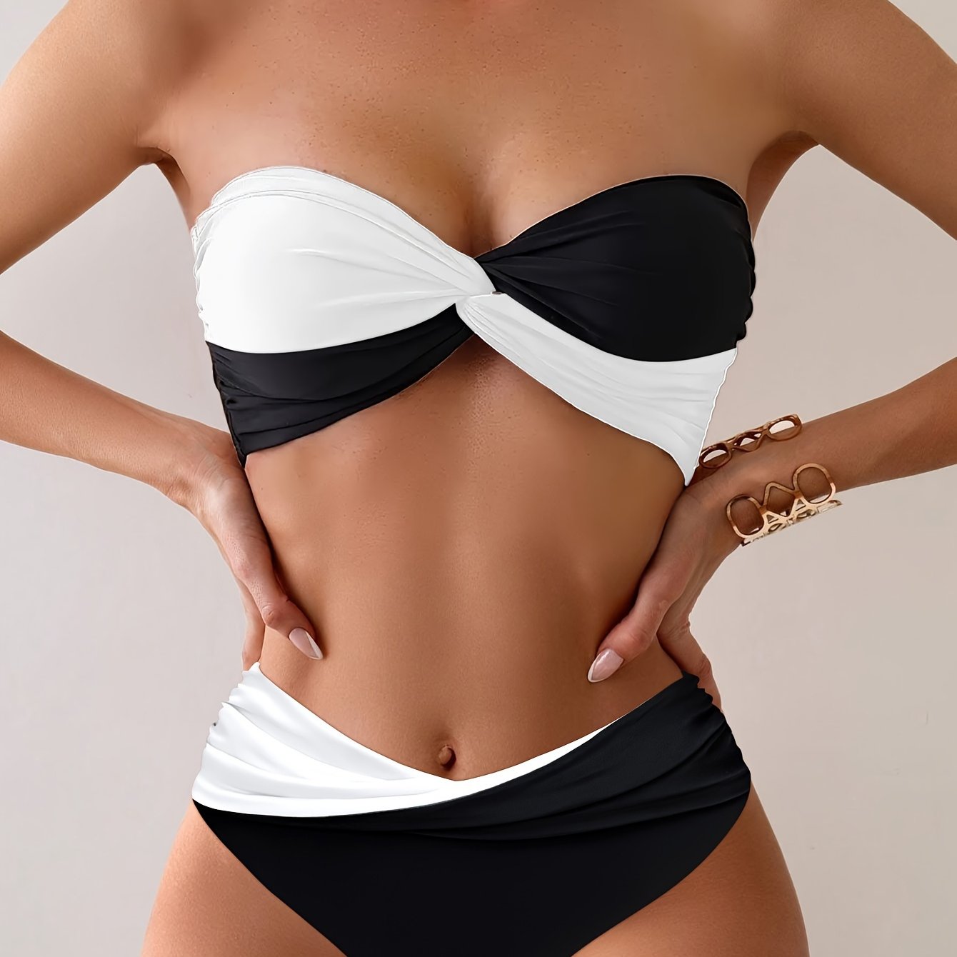 Strapless Bikini Set