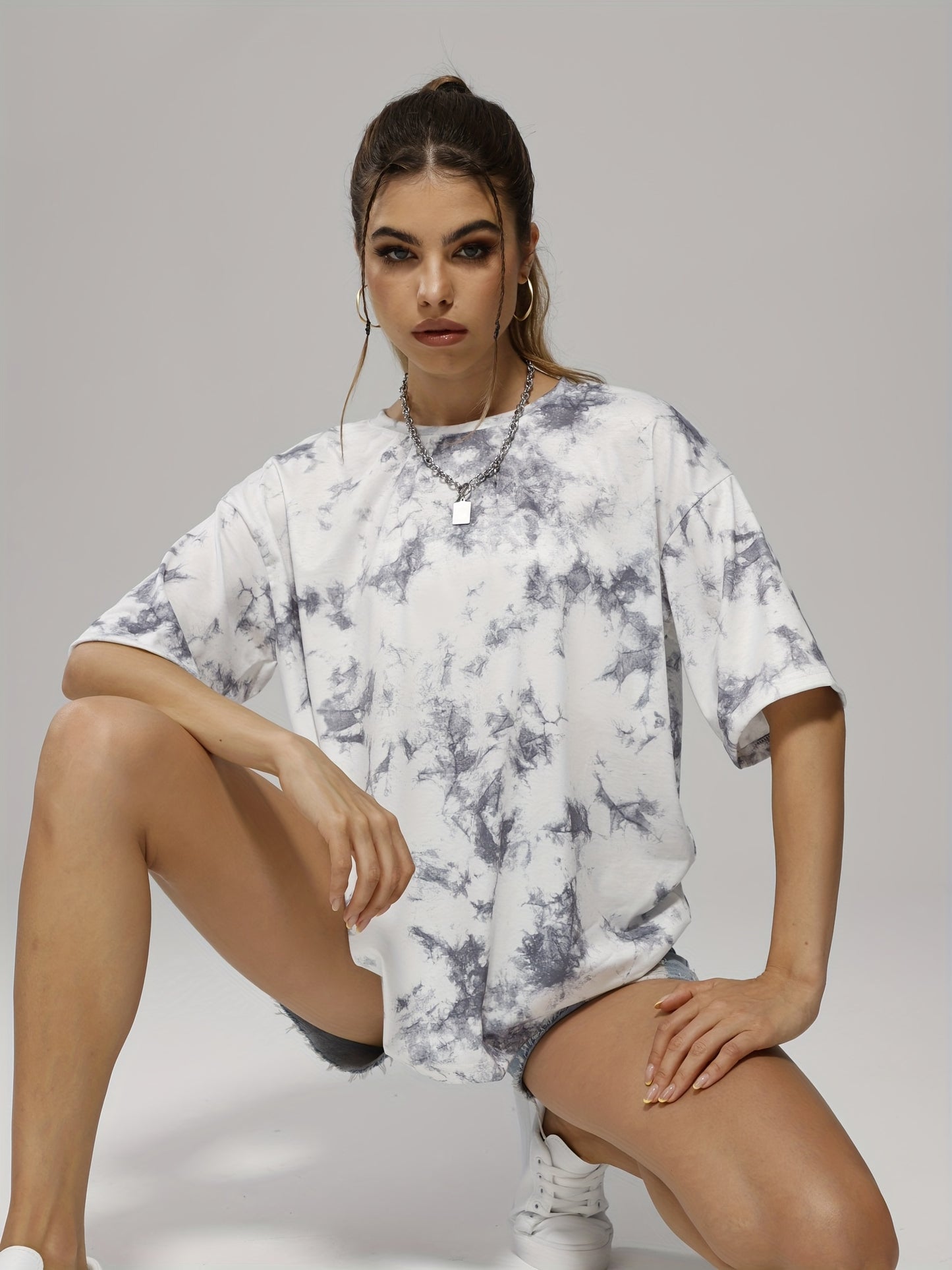 Tie-Dye Crew Neck T-shirt