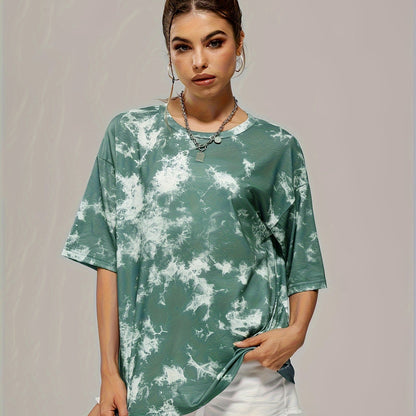 Tie-Dye Crew Neck T-shirt