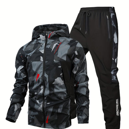 Camo Windproof Athletic Set