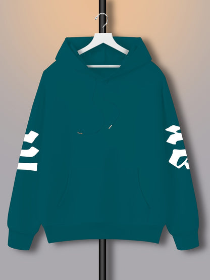 Casual Letter Print Hoodie