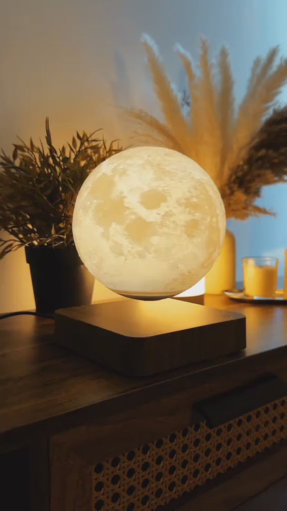 Levitating 3D Moon Lamp